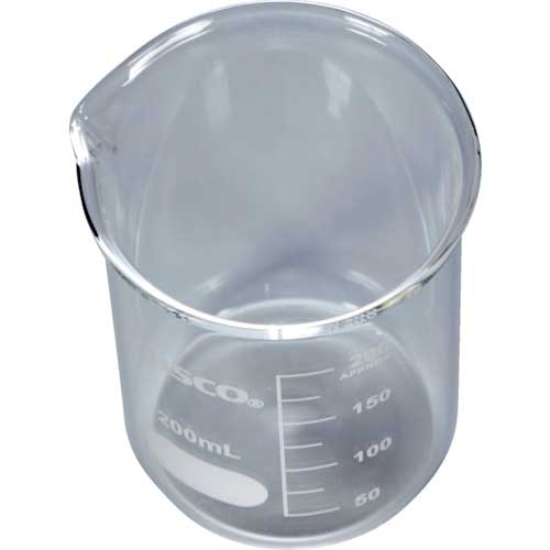 TRUSCO ガラスビーカー 200ml GB-200
