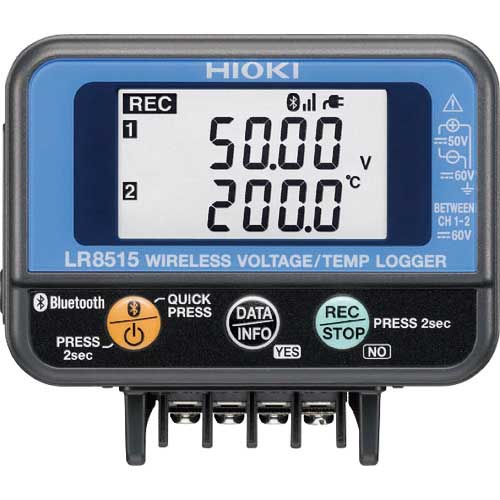 HIOKI ワイヤレス電圧・熱電対ロガー LR8515