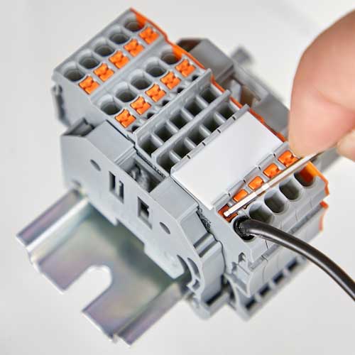 TRUSCO スプリング式端子台2線式 2極 電線サイズ0.25〜2.5 SPTB24A-2-2P