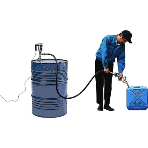 【廃番】アクアシステム 流量計付きドラム缶用ポンプ(大型メーター) TDP-M33