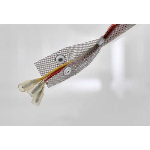 TRUSCO ホックチューブ難燃メッシュタイプ 50Φ10m THTMS-50