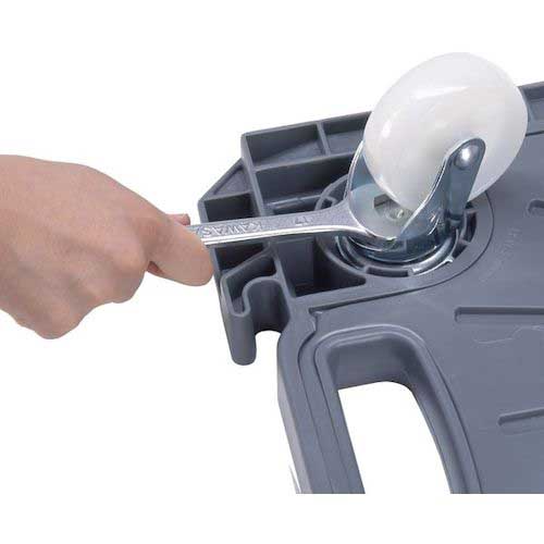 yazaki ミニポリトラー用メンテナンスパーツ 車輪径Φ75 交換用キャスター ゴム車輪 YJ-75RT YJ75RT