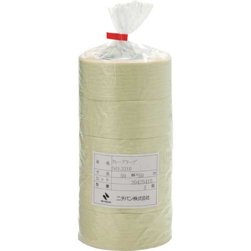 【廃番】ニチバン クレープテープNo3310 50mmX50m 3310-50