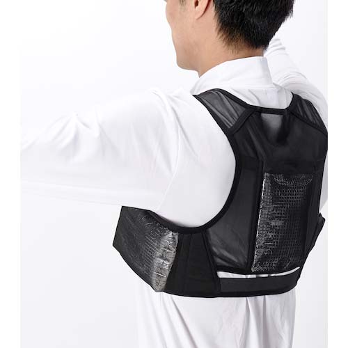 TRUSCO アイシングベスト LLサイズ 保冷剤3個セット TICEV-LL-SET