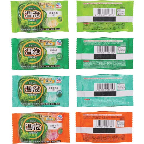 アース 温泡 ONPO こだわり森 炭酸湯 20錠入 558312