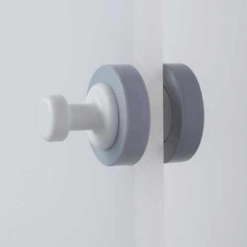 MAGEVER 挟んで使うマグネット マグサンド iフック ホワイト 強力マグネットフック ネオジム磁石 1-0214SAND-IW