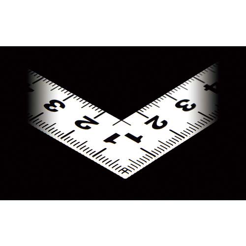 シンワ 曲尺平ぴた ホワイト 15cm 表裏同目 11170