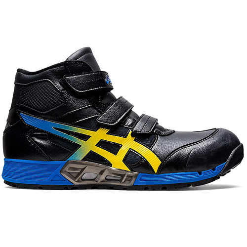 アシックス ウィンジョブCP308 AC ブラック×ヴァイブラント アシックス ウィンジョブCP308 AC ブラック×ヴァイブラント