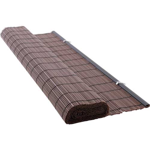 大島屋 樹脂製すだれ 176×180cm ブラウン 25350