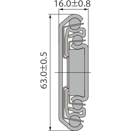 高千穂交易 スチール製スライドレール5800-26 5800-26