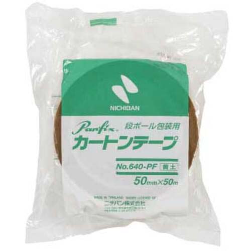 ニチバン カートンテープ640PF黄土ー50mmX50m 640PF7-50