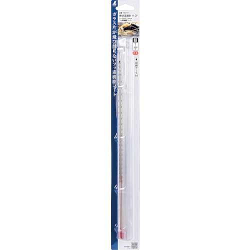 シンワ 棒状温度計 H-2F 0～200℃30cm フッ素樹脂コート 73218の通販｜現場市場