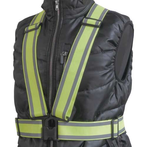 富士手袋 伸縮安全テープベスト 50mm 8272-YE