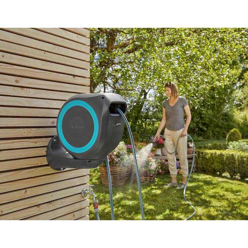 ガルデナ 壁掛け用自動巻取りホースボックスS(ターコイズブルー)18600-20 970472701