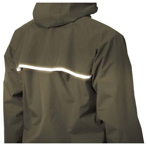 Makku さりげないレインウェアセットアップ カーキ EL AS-6700-KH-EL