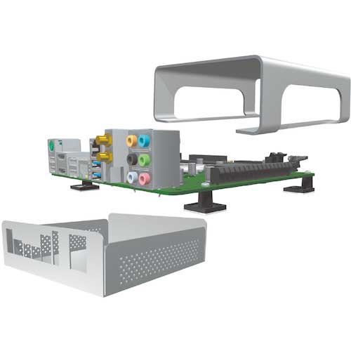 タカチ ナット入り貼付スペーサー (1袋100個入) AST3-10B-P