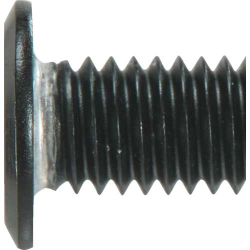 TRUSCO ヘックスローブ超極低頭ねじ アルミ アルマイト黒 M5×10 4本入 B190-0510