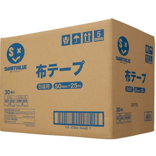 JTX 886569)布テープ 50mm×25m30巻 B756J-30