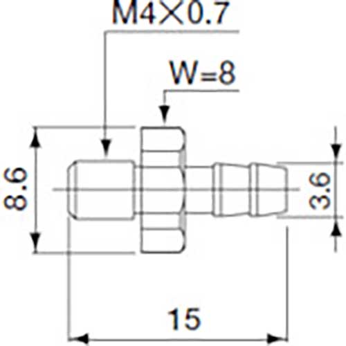 アインツ 継手 BF-5-M4