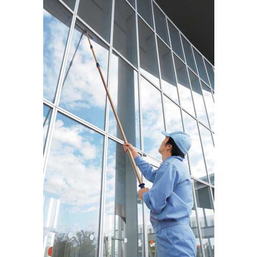 コンドル プロテック 窓用水切り グラススクイジー 350 ステンレス・グリップ付 C75-12-035X-MB