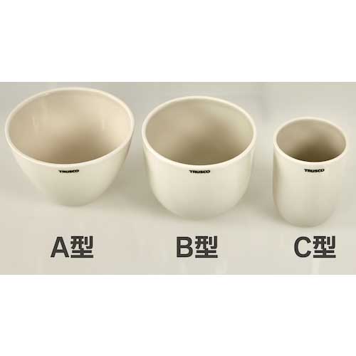 TRUSCO 磁製A型るつぼ 50ml 規格A2 CR50-A2