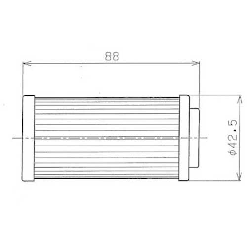 ヤマシンフィルタ ラインフィルタ DT-04シリーズ用交換用エレメント DTE-04-A-10X