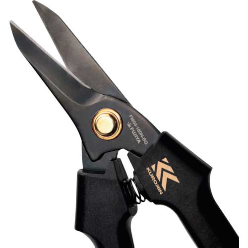 【廃番】フジ矢 電工ストレートバサミPRO(黒金) FM04-180N-BG