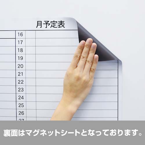 マグエックス マグネットスケジュールボードシート 月間 90120 MSVP-90120M