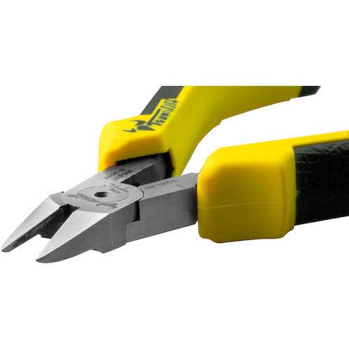 TTC マイクロニッパー 先細タイプ 120mm 成型グリップ バネ付き PM-120DG