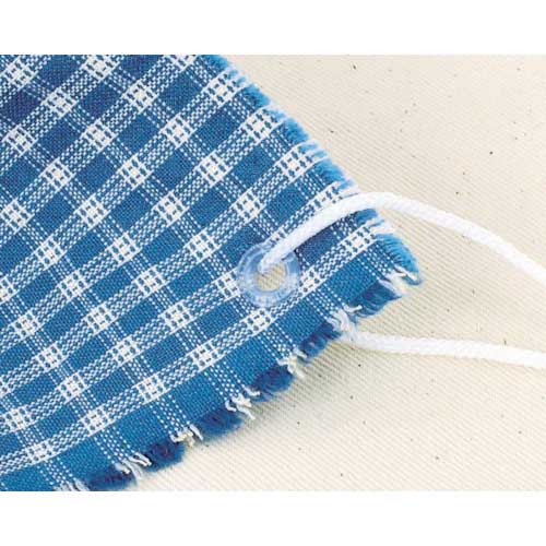 TRUSCO 両面ハトメ ポリカーボネート黒 10mm 20組入 (ブリスターパック入) P-THP-JB10