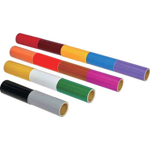 TRUSCO 配管識別テープ 薄い黄赤(2.5YR7/6)(電気関係)100MM幅X1M RAH-503M