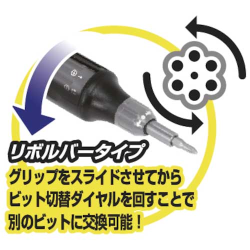 TONE 精密ドライバー(リボルバータイプ) RDR10S