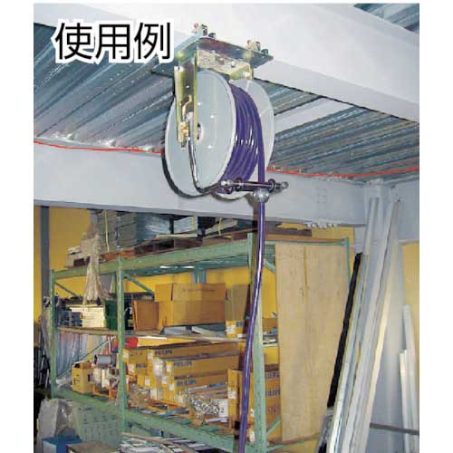 TRIENS 耐火花性ソフトホースリール 内径11mm×15m SHR-40PSA