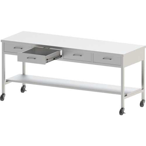 米澤 ステンレス作業台 片面引出付 間口900×奥行600×高さ800 SUS-900D2