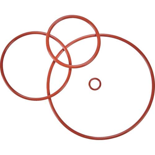 TRUSCO Oリング 4C P-56(2個入) 赤シリコンゴム(運動用・固定用) T-4CP56