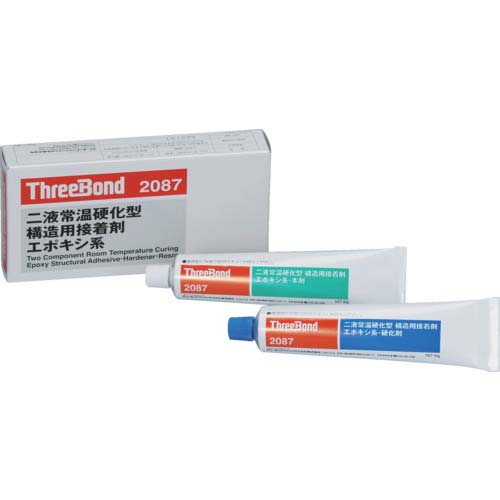 THREEBOND エポキシ樹脂 接着剤 TB2087 本剤+硬化剤セット 90g 構造用接着タイプ(2087AY)