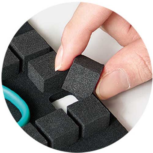 【廃番】KING JIM ツ-ル整理ブロック かたづけマス TB3415