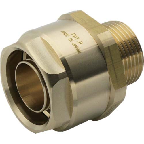 TOYOX ホース継手(真鍮製) トヨコネクタ TC3-B型 適合ホース9ミリ 継手規格R1/4 TC3-B9-R1/4