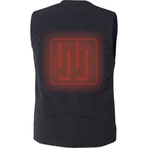 空調服 サーマルギア 発熱防寒ベスト ブラック S TG22101K90S1