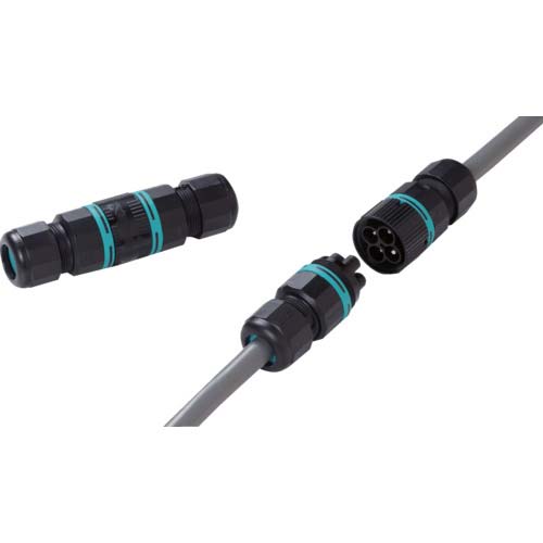 タカチ プラグ式防水中継コネクタ THB387-3P