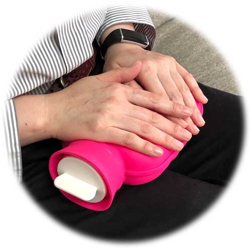 MIYAKE 電子レンジ専用湯たんぽ PONPON グリーン TP-1449