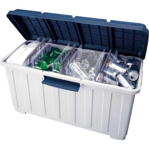 ASVEL 4分別ダストボックス120L ブルー 665349