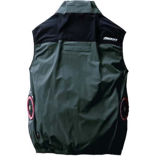 【廃番】バートル ACベストAC2004-35-3XLブラック AC2004-35-3XL