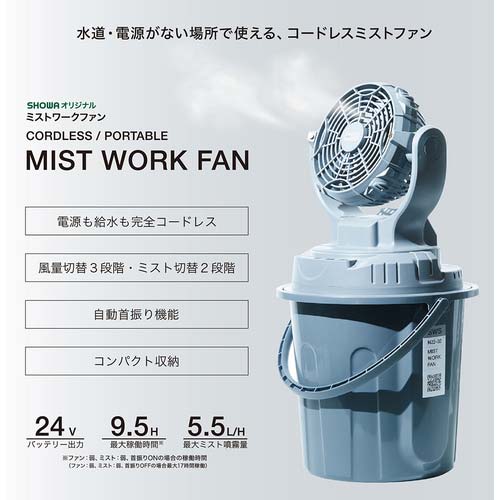 SHOWA ミストワークファン N2306の通販｜現場市場