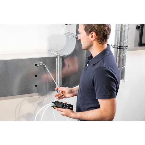【廃番】TESTO 差圧式風速計 512-1 セット1 TESTO512-1 PITOTSET1