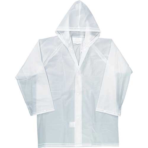 カジメイク 1550 EVAレインスーツ クリア L 1550-90-L