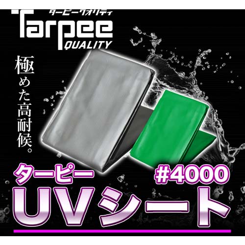 萩原 ターピー UVシート #4000 シルバー 5.4m×7.2m UV4000-SL5472