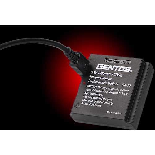 【廃番】GENTOS Gシリーズヘッドライト専用充電池GA12 GA-12