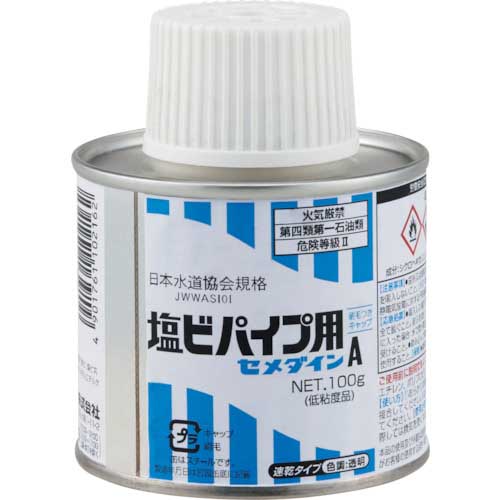 セメダイン 塩ビパイプ用A (無色透明) 100g AR-066