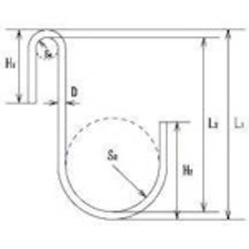 水本 ステンレス SカンSAH 全長82mm SAH-3